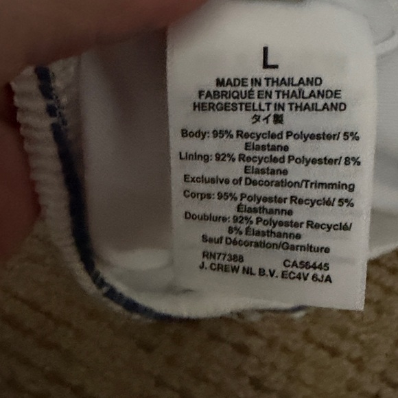 JCrew bikini top sz L - Picture 9 of 10